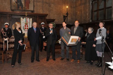 Premiazioni Novaresi dell'anno, progetti emeriti personali di solidarietà. Premiazione al Comitato fondo Penuti Novara e OMS